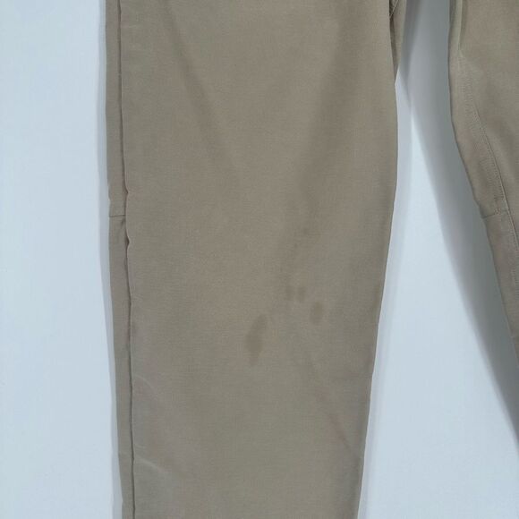 Lululemon Men’s ABC Relaxed-Fit Crop Pant Utilitech Raw Linen Pants Size 30 - Picture 3 of 9